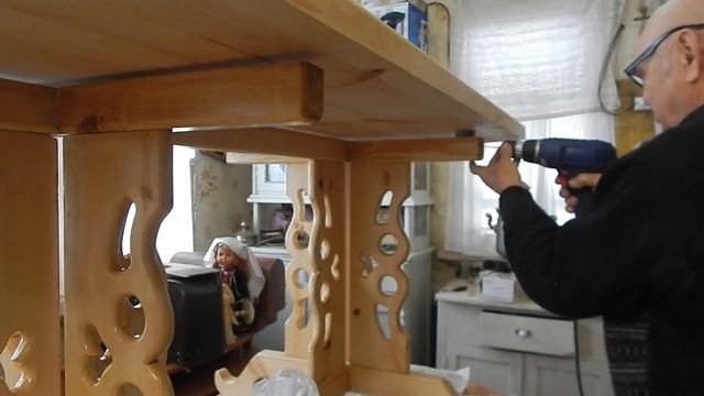 Соединение частей стола смотреть онлайн