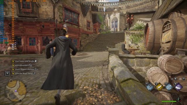 Hogwarts Legacy 4K DLSS качество - 9800X3D @ 5.7 GHz смотреть онлайн
