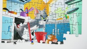 Том и Джерри на кухне - собираем пазлы для детей. Tom & Jerry Puzzle for Kids | Раскрашка ТВ