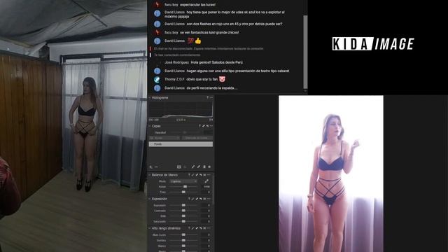 Kida Image Live - 16 Shooting De Boudoir Con Azul