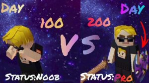 100-ый день - 200-ый день выживания в скай блок блокмен го! 2 сезон