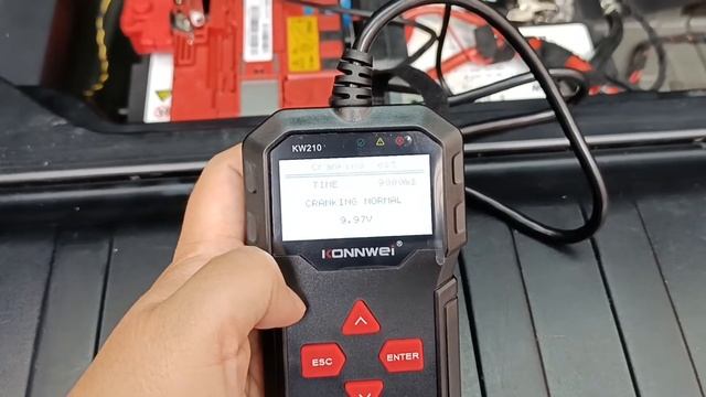 KONNWEI kw210 car battery tester смотреть онлайн