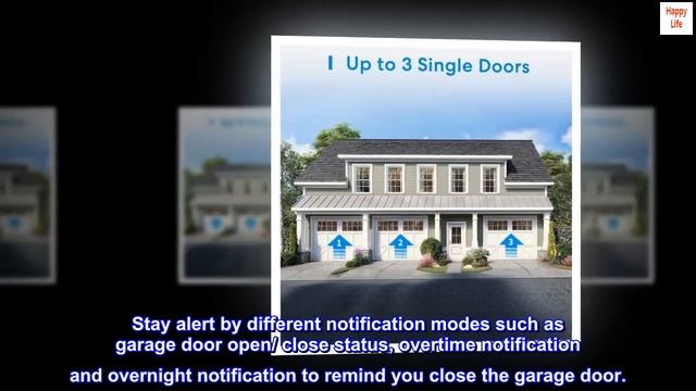 Smart Garage Door Opener Remote with External Antenna, Up to 3 Single Doors, Compatible with Apple смотреть онлайн