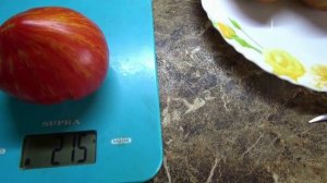 Томатные Гномы ТЯЖЕЛОВЕСЫ. Гном Каменистый ручей - ярко-красные сердца с малиновой мякотью.