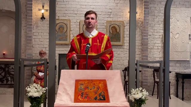 Вечерня на русском языке. Неделя о слепом. 8 июня 2024 смотреть онлайн