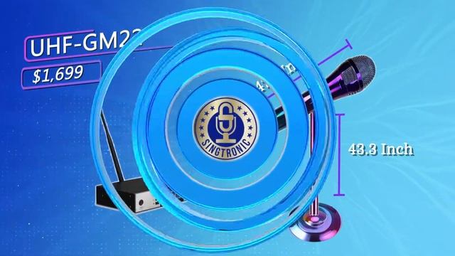 Singtronic UHF-GM22 Professional Giant Single Wireless Microphone Karaoke смотреть онлайн