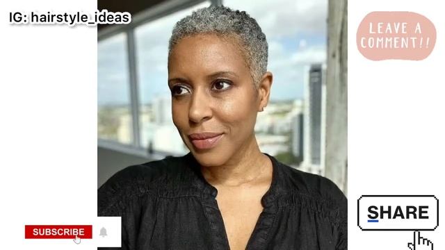 Gray Hairstyles For Black Women Over 50years | The Shocking Beauty Of Gray Hair 👩🦳
