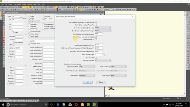 How To set Special Execution Parameters in Caesar II смотреть онлайн