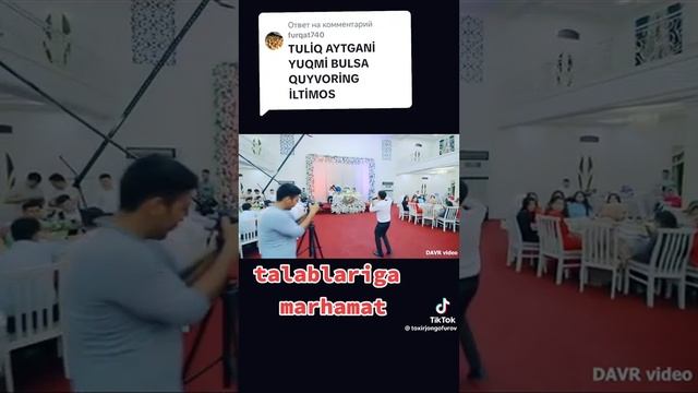 Bevafolarga  To'yda