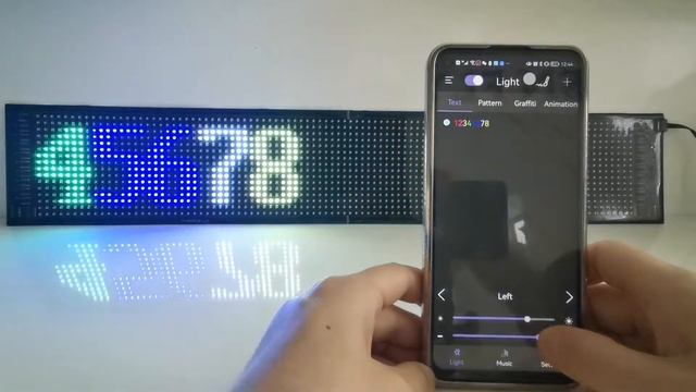 5V Scrolling LED Matrix Panel Bluetooth Smart APP LED Matrix Panel Flexible Car Sign Display 12*68c смотреть онлайн