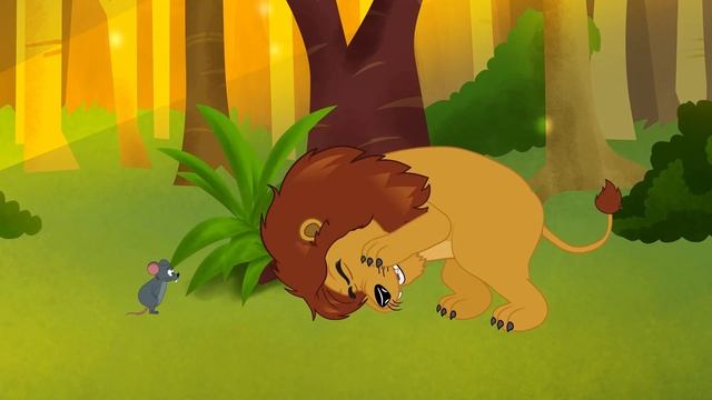 El León, El Ratón Y El Oso Somnoliento | Cuentos Infantiles Para Dormir En Español
