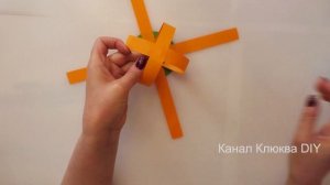 Яйцо из бумаги. Пасхальная поделка из цветной бумаги для детей в школу 1, 2, 3, 4 класс