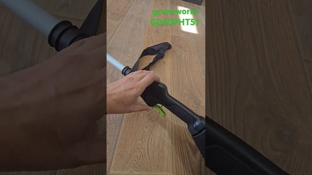 #обзор аккумуляторного штангового кустореза #greenworks #GD60PHT61 #2301107 смотреть онлайн