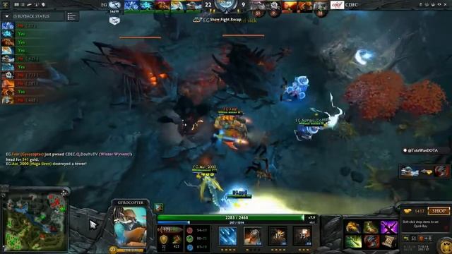 DOTA 2 LEGACY : EG 6 MILLION DOLLAR ECHO SLAM AT TI 5 #EG #EARTHSHAKER #ECHOSLAM смотреть онлайн