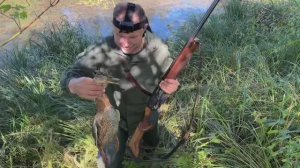 Охота на утку с подхода, загоном. Мы с трофеями .