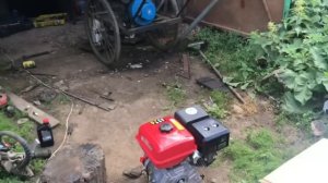 Косилка из пилы Урал +двс 9л эксперименты продолжаются