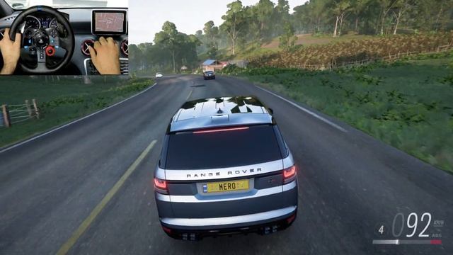 Forza Horizon 5 || land rover range rover sport svr 2015 Logitech g29 смотреть онлайн