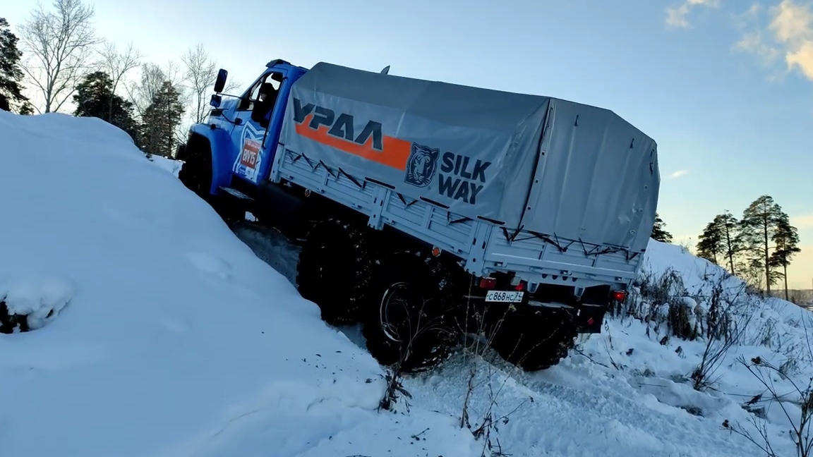 Урал 6×6 VS 4×4.Полигон АО 