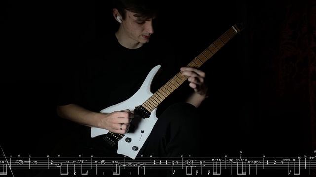 Breakdown Of Sanity - Perfect Enemy (Solo Guitar Cover With Screen Tabs)