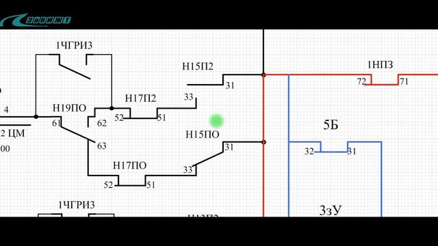 03. Схема включения реле последовательного освобождения блок участка АБТЦ смотреть онлайн