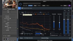 Izotope RX8 Spectral Denoise Demo