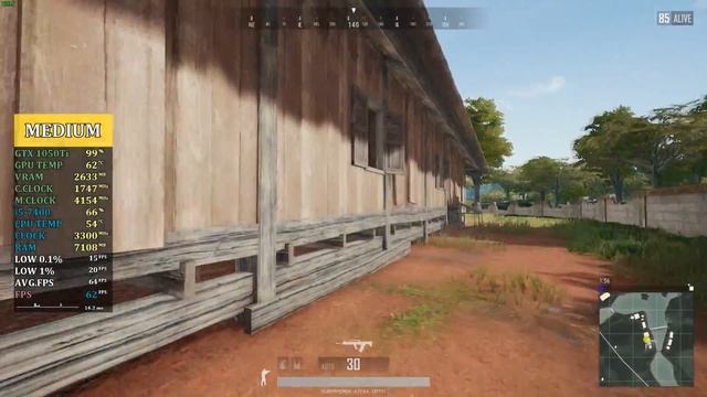 PUBG | GTX 1050 Ti + i5-7400 | V.Low vs. Low vs. Medium vs. High vs. Ultra | 1080p смотреть онлайн