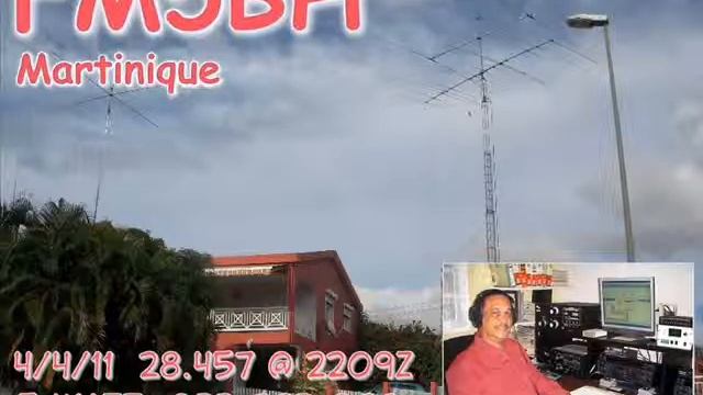 WA2OQJ's 10 Meter 5 Watt QRP SSB QSO with FM5BH смотреть онлайн