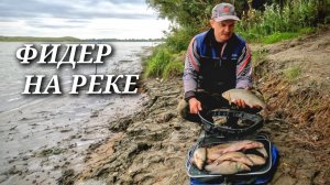 Рыбалка на ФИДЕР. Ловля леща и язя фидером на реке. Дунаев Инерт