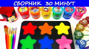 Сборник Мультики для детей. Слаймы. Поп-ит. Игрушки антистресс. Волшебство. Мороженое. Блестки