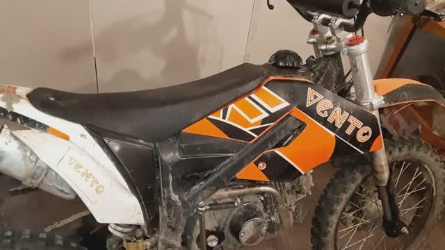 Питбайк Vento порвало цепь последствия смотреть онлайн