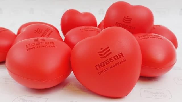 Изготовление антистрессов сердце с логотипом смотреть онлайн