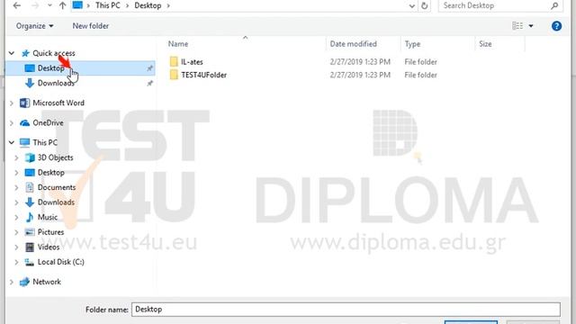 Define as default local file location for saving documents the Word folder, located in IL-ates... смотреть онлайн