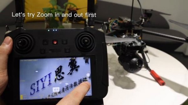 ZR10 Gimbal camera integrate with MK15 remote controller