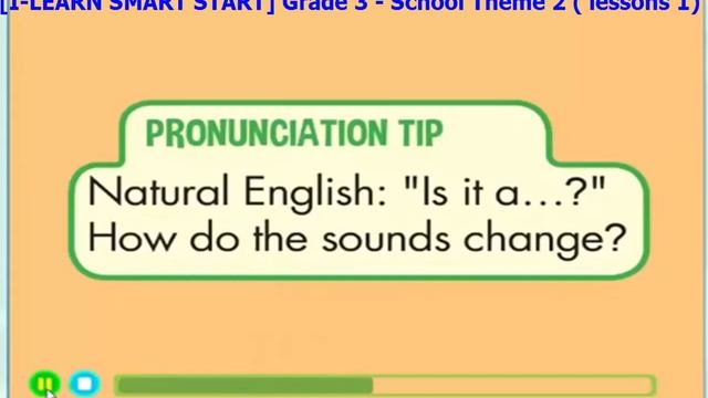 [I LEARN SMART START] Grade 3 - School - Theme 2 (lessons 1) смотреть онлайн