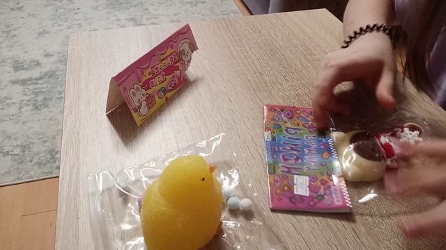 Распаковка таба цыплëнка и таба котика😺 смотреть онлайн
