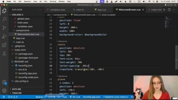 Создаем лендинг на Vue 3 с анимациями! Анимация скролла и css keyframes. Фронтенд-разработка