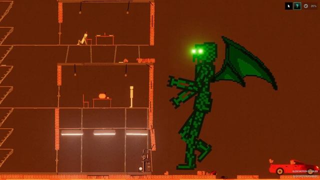 Eren Titan VS Cthulhu on [Volcanic Sea] in People Playground смотреть онлайн