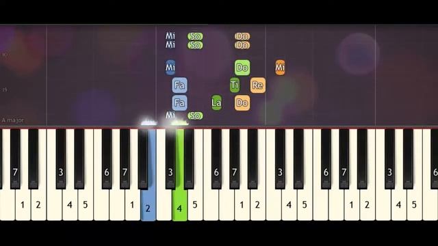 Kaguya no shiro harmonies (piano acoustic) synthesia tutorial by Piano Sheet Music смотреть онлайн