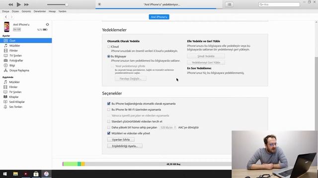 İphone da yedek almak , yedeği geri yüklemek ve Yedek konumu hakkında herşey ...(ÇOK PRATİK) смотреть онлайн