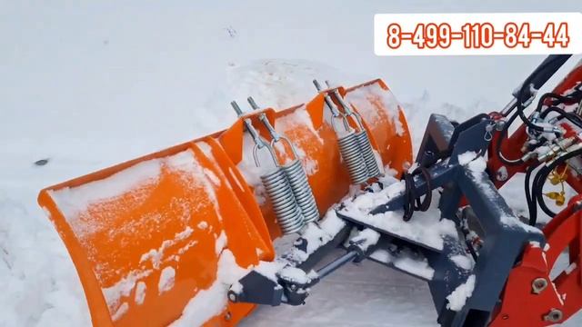 Техника для уборки снега. Трактор Solis, производство Индия. Самый надежный трактор в России. смотреть онлайн