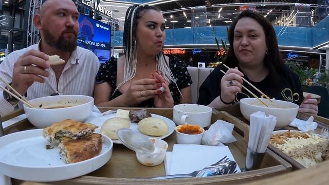 #мукбанг #mukbang #moskow Московский обед ) китайские и дагестанские вкусности)