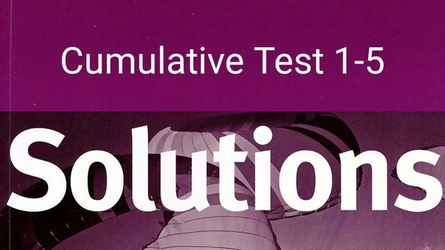 Solutions Intermediate Cumulative Test 1-5 смотреть онлайн
