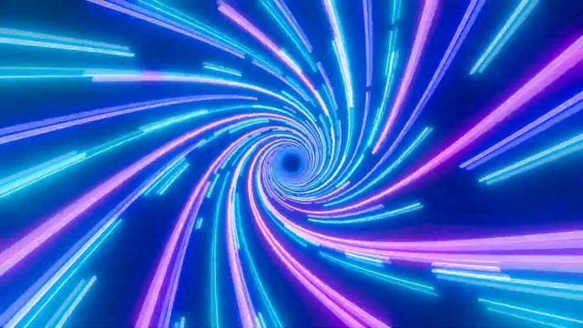 Screensaver 4k With A Two-hour Flight Through A Neon Tunnel - Tunnel Background