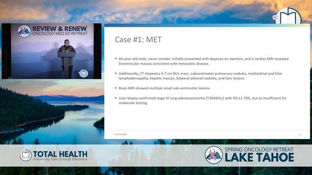 2023 Review and Renew Lake Tahoe - Universal Comprehensive Genomic Profiling and Treatment Planning смотреть онлайн