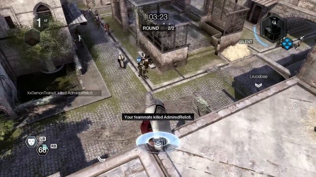 Assassins Creed Brotherhood Multiplayer MANHUNT Gameplay
