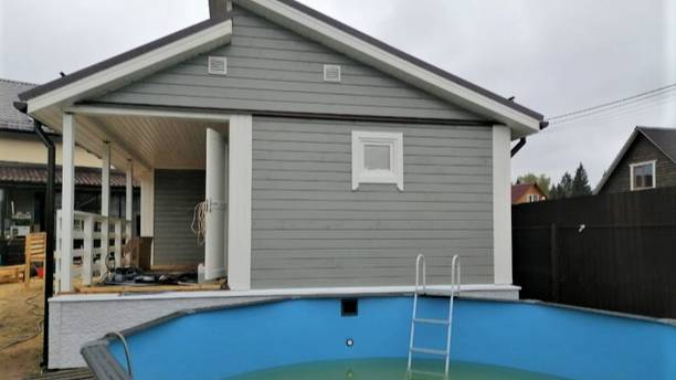 Не бойся в шахте ни газа, ни пыли, бойся в бане упавшего мыла! Баня Б-27 с разноуровневой кровлей смотреть онлайн