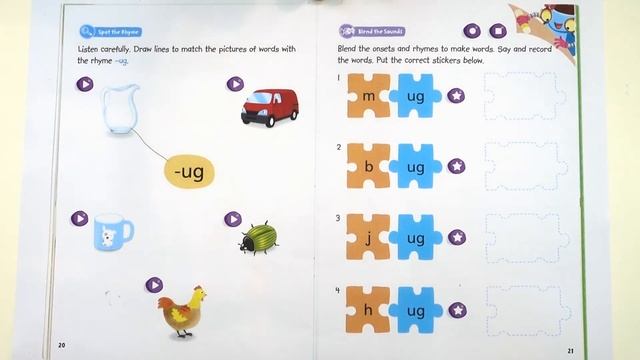 K3 - Phonics (bug, jug, mug, hug) and 'Kipper's Idea' смотреть онлайн