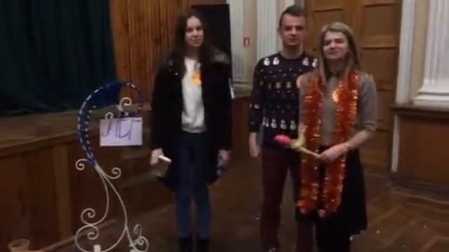 Команда-победитель новогоднего проекта по английскому языку в "Мир без границ" смотреть онлайн