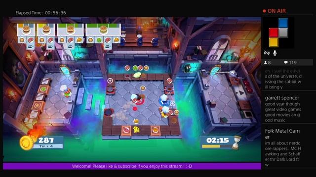 LIVE! Overcooked 2 "Surf n' Turf" with my MOM & VIEWERS! смотреть онлайн