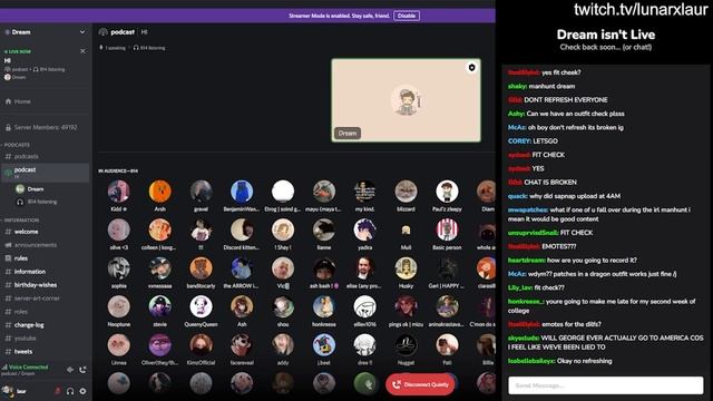 DREAM GIVES UPDATE ON IRL MANHUNT!